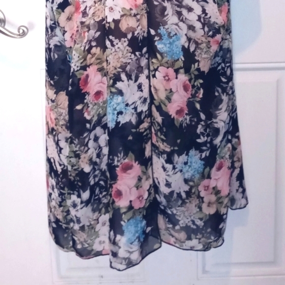 Vibe Sportswear Long Kimono Jacket Top,, XL 14/16 - Picture 2 of 8